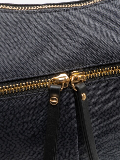 LUNA FLEXOS ZIP Bolso de hombro negro - Bolsos Mujer