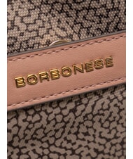 BORBONESE LUNA DOWNTOWN Bolso de hombro ajustable polvo/op natural - Bolsos Mujer - 3