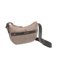 BORBONESE LUNA DOWNTOWN Minibolso de hombro op natural / negro - Bolsos Mujer - 2