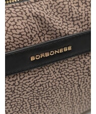 BORBONESE LUNA DOWNTOWN Minibolso de hombro op natural / negro - Bolsos Mujer - 3