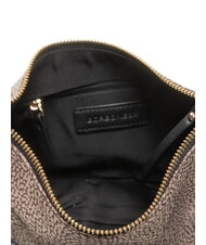 BORBONESE LUNA DOWNTOWN Minibolso de hombro op natural / negro - Bolsos Mujer - 5