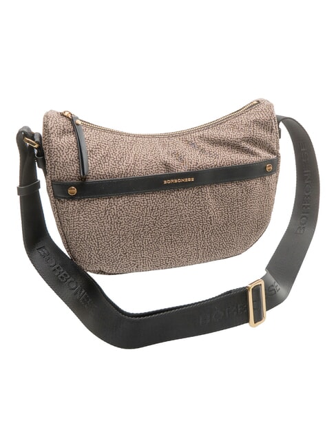 LUNA DOWNTOWN Bolso de hombro ajustable op natural / negro - Bolsos Mujer