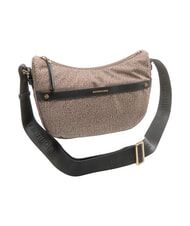 BORBONESE LUNA DOWNTOWN Bolso de hombro ajustable op natural / negro - Bolsos Mujer - 2