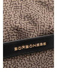 BORBONESE LUNA DOWNTOWN Bolso de hombro ajustable op natural / negro - Bolsos Mujer - 3