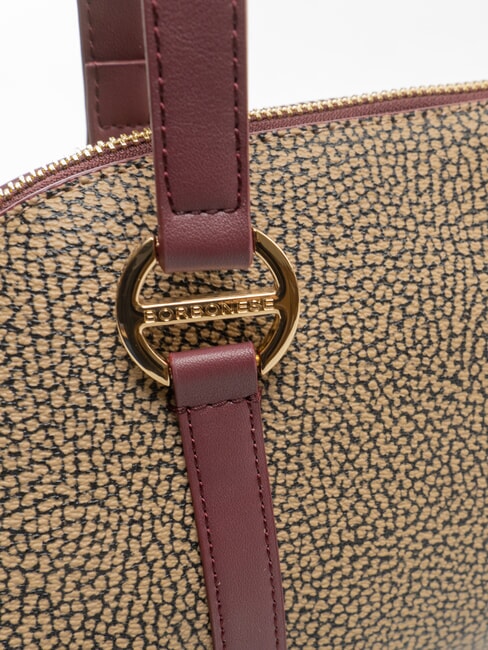 OUTLINE Bolso de hombro op/merlot natural - Bolsos Mujer