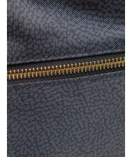 BORBONESE LUNA FLEXOS ZIP Bolso de hombro ajustable negro - Bolsos Mujer - 3