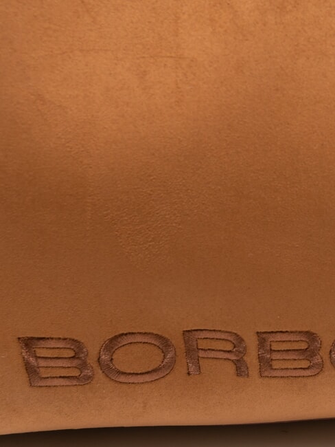 SUEDE LOGO Bolso de compras de hombro cuero - Bolsos Mujer