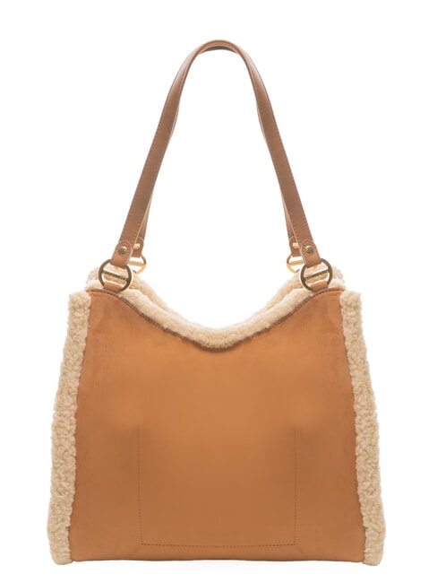 SUEDE LOGO Bolso de compras de hombro cuero - Bolsos Mujer