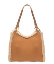 BORBONESE SUEDE LOGO Bolso de compras de hombro cuero - Bolsos Mujer - 4