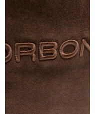 BORBONESE SUEDE LOGO Bolso de mano, bolsa de compras cabeza oscura - Bolsos Mujer - 3