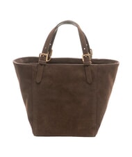 BORBONESE SUEDE LOGO Bolso de mano, bolsa de compras cabeza oscura - Bolsos Mujer - 4