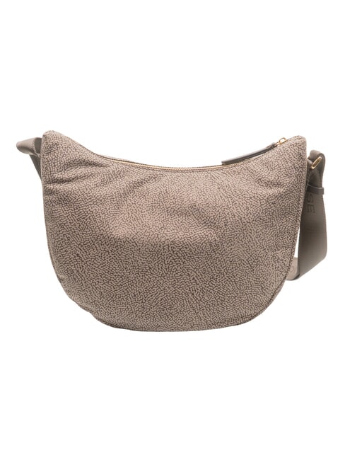 LUNA FLEXOS ZIP Bolso de hombro ajustable marr&oacute;n oscuro/natural - Bolsos Mujer