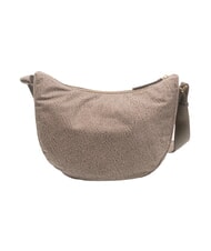 BORBONESE LUNA FLEXOS ZIP Bolso de hombro ajustable marr&oacute;n oscuro/natural - Bolsos Mujer - 4