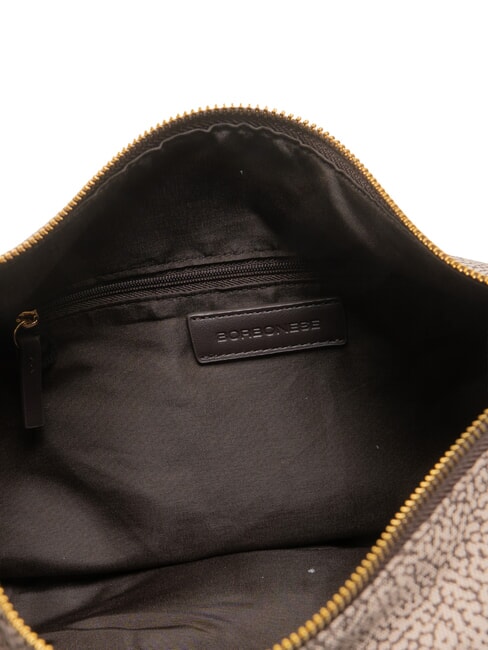 LUNA FLEXOS ZIP Bolso de hombro ajustable marr&oacute;n oscuro/natural - Bolsos Mujer