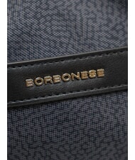 BORBONESE LUNA DOWNTOWN Bolso de hombro ajustable negro - Bolsos Mujer - 3