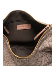BORBONESE LUNA DOWNTOWN Bolso de hombro ajustable polvo/op natural - Bolsos Mujer - 5