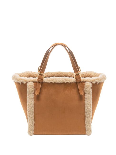 SUEDE LOGO Bolso de mano con correa para el hombro cuero - Bolsos Mujer