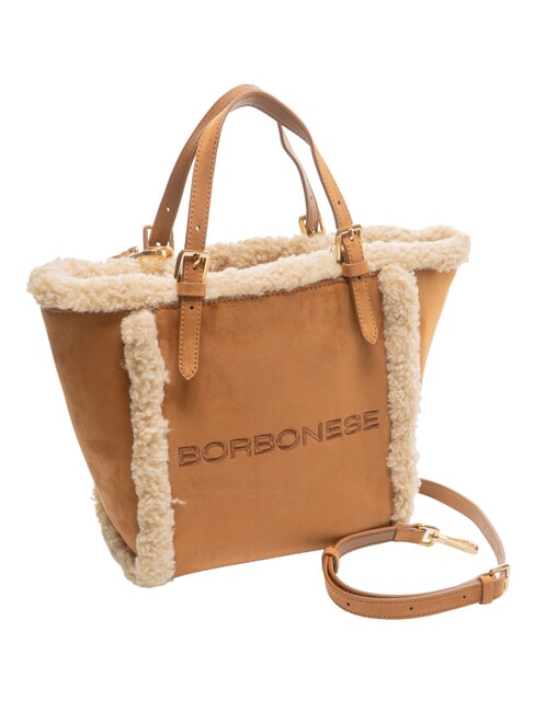 SUEDE LOGO Bolso de mano con correa para el hombro cuero - Bolsos Mujer