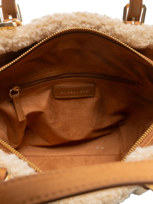 SUEDE LOGO Bolso de mano con correa para el hombro cuero - Bolsos Mujer