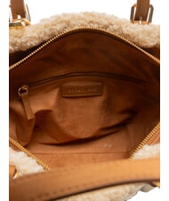 BORBONESE SUEDE LOGO Bolso de mano con correa para el hombro cuero - Bolsos Mujer - 5