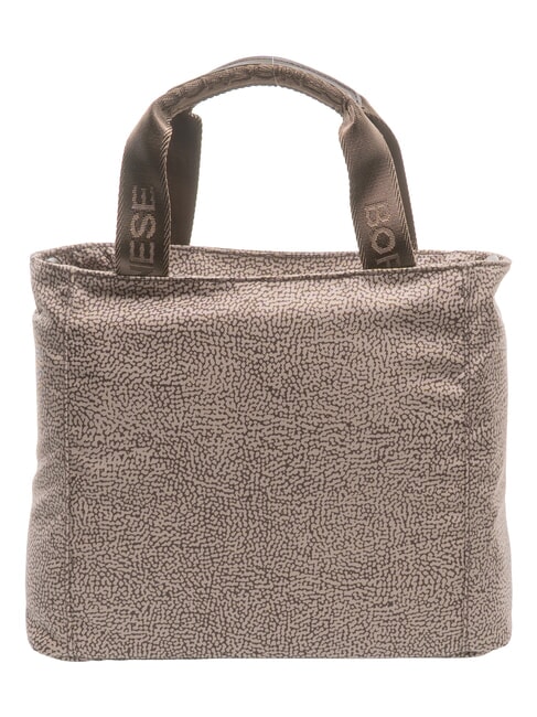 FLEXOS ZIP Bolso de mano con correa para el hombro marr&oacute;n oscuro/natural - Bolsos Mujer
