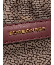 BORBONESE LUNA DOWNTOWN Bolso de hombro ajustable op/merlot natural - Bolsos Mujer - 3
