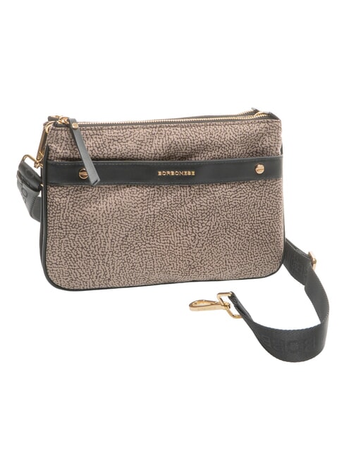 DOWNTOWN Bolso de hombro op natural / negro - Bolsos Mujer