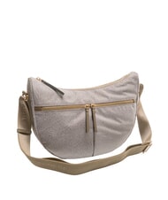 BORBONESE LUNA FLEXOS ZIP Bolso de hombro ajustable musgo - Bolsos Mujer - 2