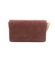 PINKO LOVE ONE SLOUCHY Minibolso de hombro, de piel. Borgo&ntilde;a-oro antiguo - Bolsos Mujer - 4