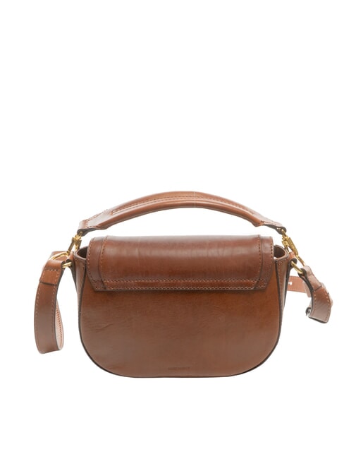 ILARIA Bolso de piel con correa para el hombro. BROWN - Bolsos Mujer