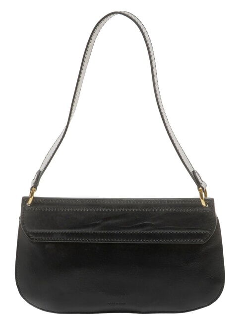 ERICA Bolso de hombro de piel Oro negro - Bolsos Mujer