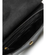 THE BRIDGE ERICA Bolso de hombro de piel Oro negro - Bolsos Mujer - 5