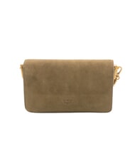 PINKO LOVE ONE SLOUCHY Minibolso de hombro, de piel. verde oliva oscuro-oro antiguo - Bolsos Mujer - 3
