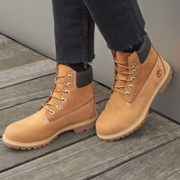 Botines 6 PULGADAS PREMIUM, en nubuck marr&oacute;n - Zapatos Mujer