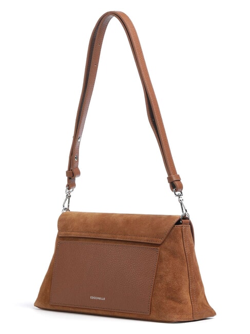 NIKLA SUEDE BIMATERIAL Bolso de hombro co&ntilde;ac - Bolsos Mujer