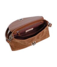 COCCINELLE NIKLA SUEDE BIMATERIAL Bolso de hombro co&ntilde;ac - Bolsos Mujer - 4