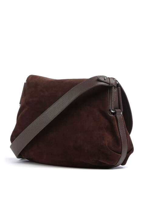 REBEKKA SUEDE Bolso de hombro morena - Bolsos Mujer