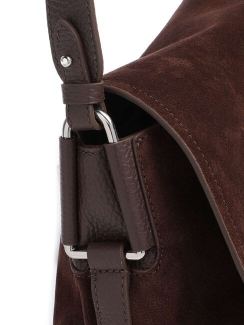REBEKKA SUEDE Bolso de hombro morena - Bolsos Mujer