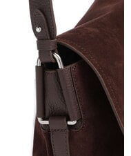COCCINELLE REBEKKA SUEDE Bolso de hombro morena - Bolsos Mujer - 3