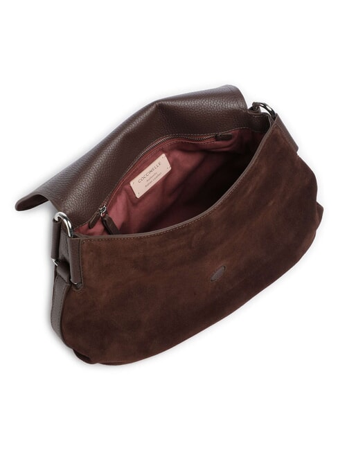REBEKKA SUEDE Bolso de hombro morena - Bolsos Mujer