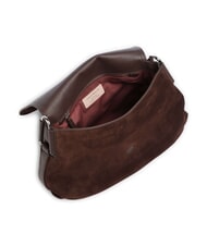 COCCINELLE REBEKKA SUEDE Bolso de hombro morena - Bolsos Mujer - 4
