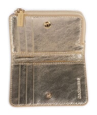 COCCINELLE METALLIC SMOOTH METAL Cartera de cuero dorado - Carteras Mujer - 2