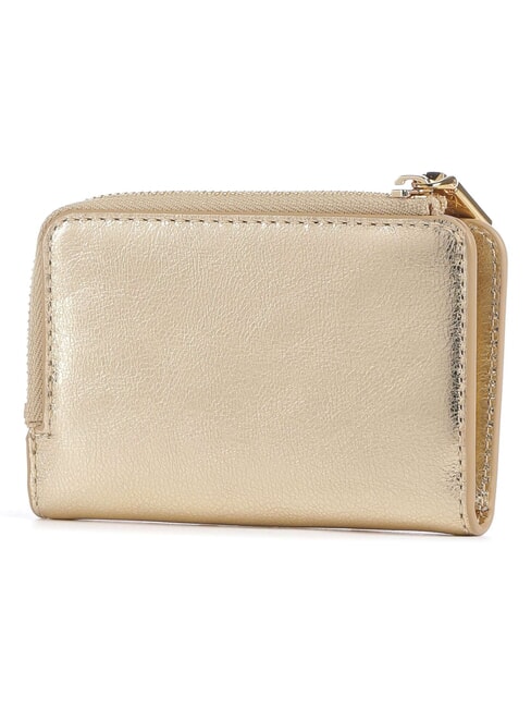 METALLIC SMOOTH METAL Cartera de cuero dorado - Carteras Mujer