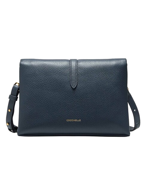 DORIAN  Bolso bandolera, en piel. azul medianoche - Bolsos Mujer