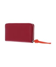 COCCINELLE MYRTHA MAXI LOG Cartera grande de cuero con cremallera hierba gr/mes gr - Bolsos Mujer - 3