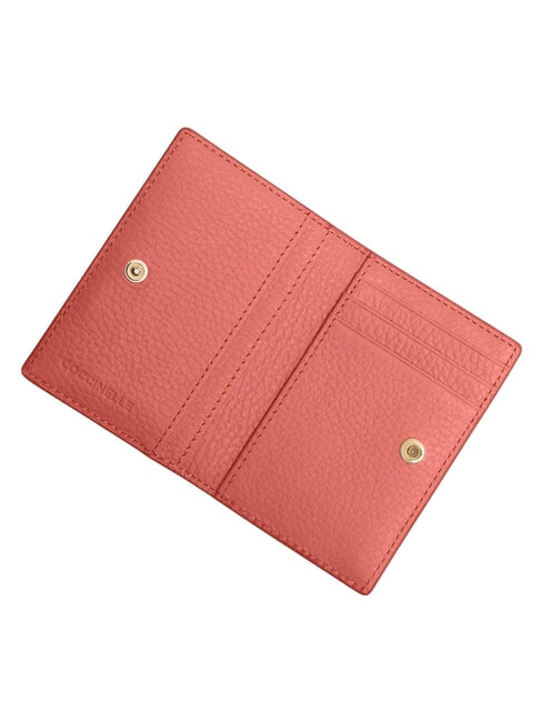 METALLIC SOFT Cartera de cuero arcilla rosa - Carteras Mujer