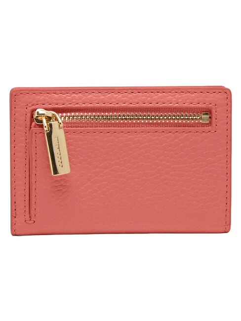 METALLIC SOFT Cartera de cuero arcilla rosa - Carteras Mujer