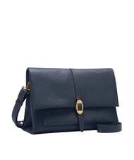 COCCINELLE DORIAN Bolso de hombro de piel martillada. azul medianoche - Bolsos Mujer - 2