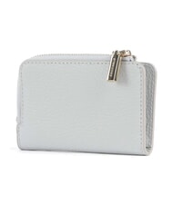 COCCINELLE METALLIC SOFT Tarjetero de piel nieve - Carteras Mujer - 3