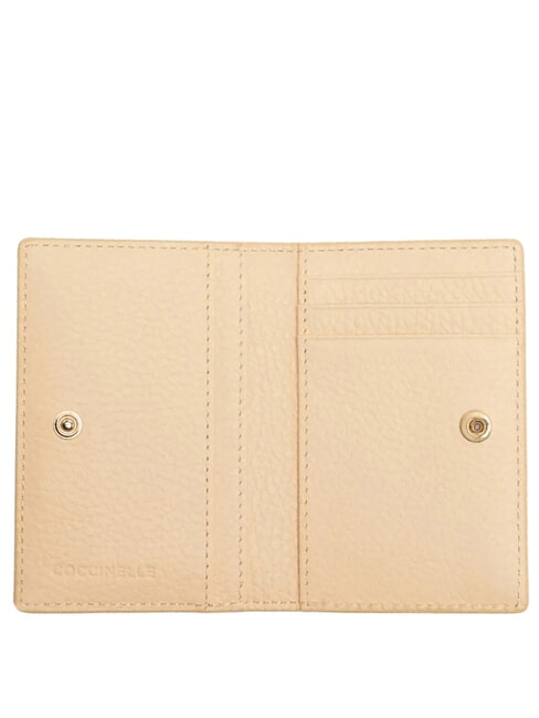 METALLIC SOFT Cartera de cuero abedul - Carteras Mujer